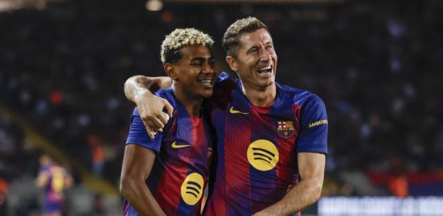 1759133766009005630.jpg 大轮换巴萨反超皇家社会,亚马尔出场一分钟助攻